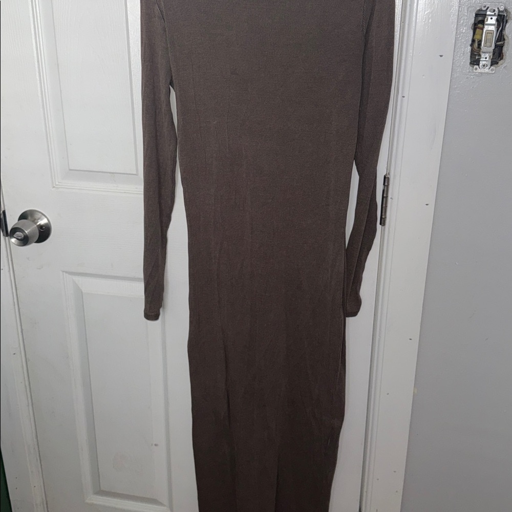 Zara Brown Maxi Dress